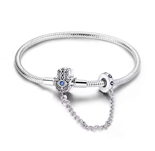 Charm Armband 18cm, 925er Silber